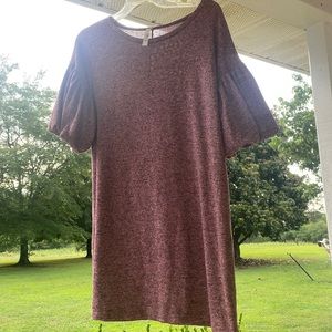 Jolie Los Angeles pink and black knitted dress (M)